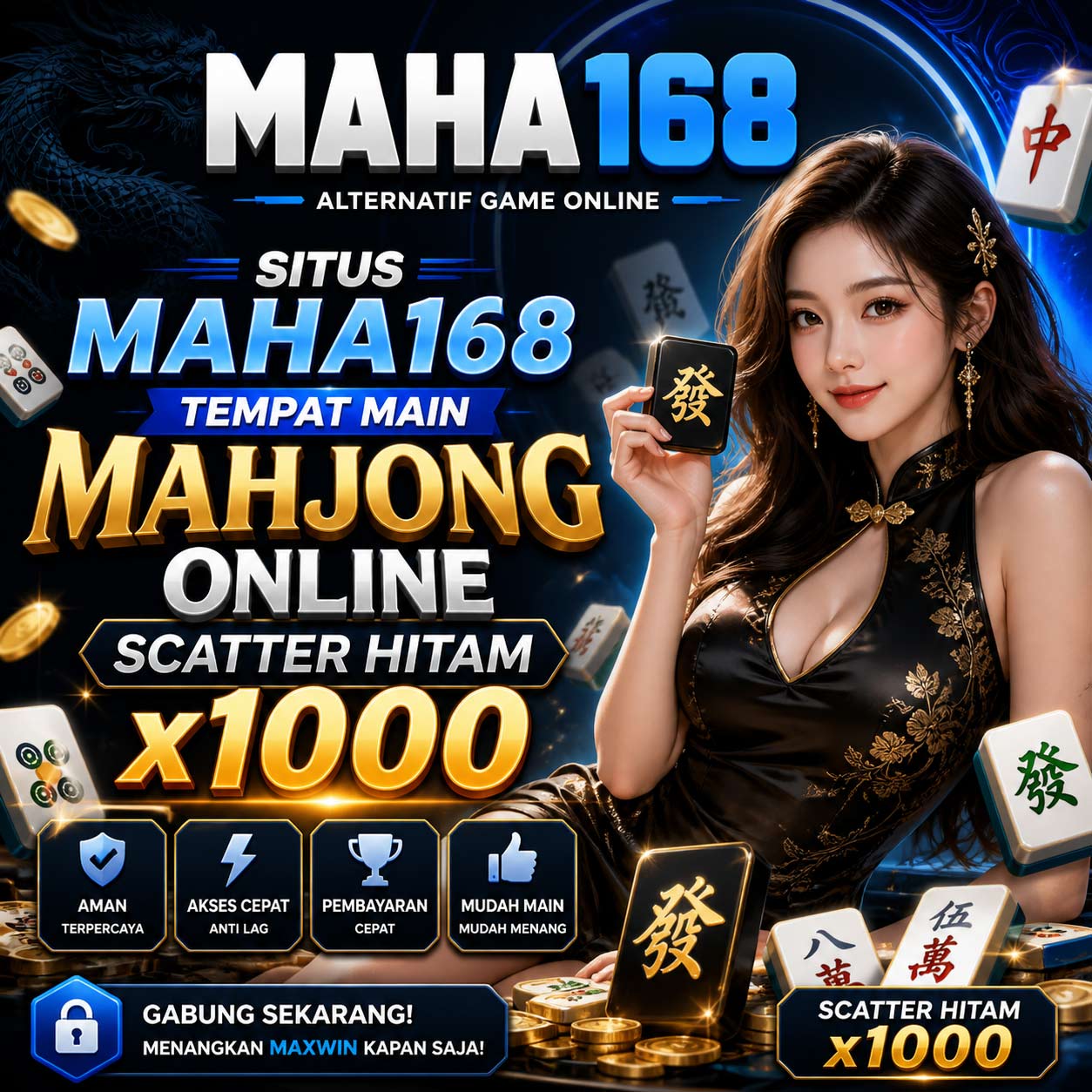 MAHA168 - Link Daftar Slot MAHA168 Mahjong Scatter Hitam Mudah Pecah